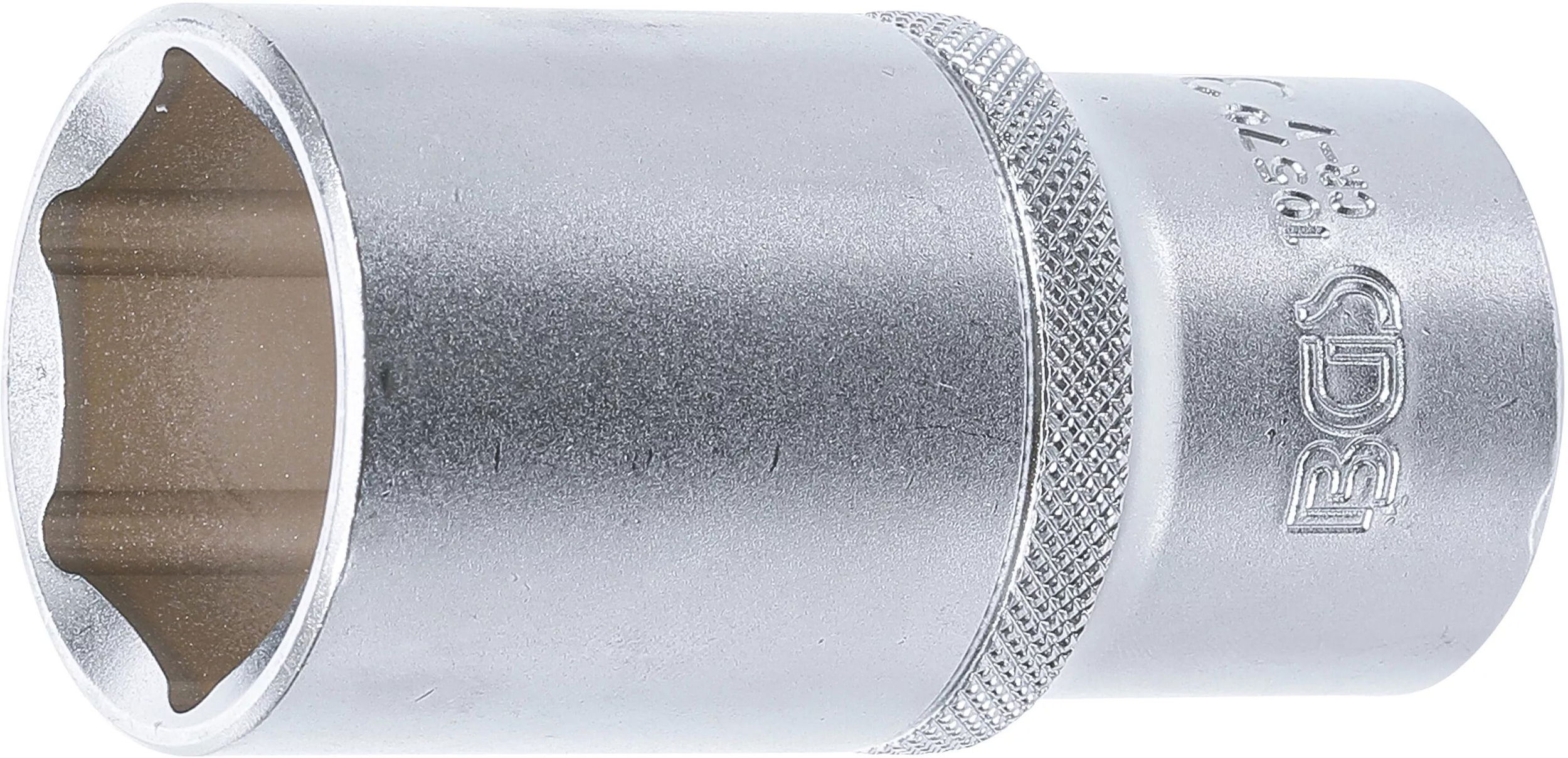 BGS Technic 9-10570 1/2"-os 6 lapú dugókulcs fej, hosszított kivitel, 30 mm termék fő termékképe