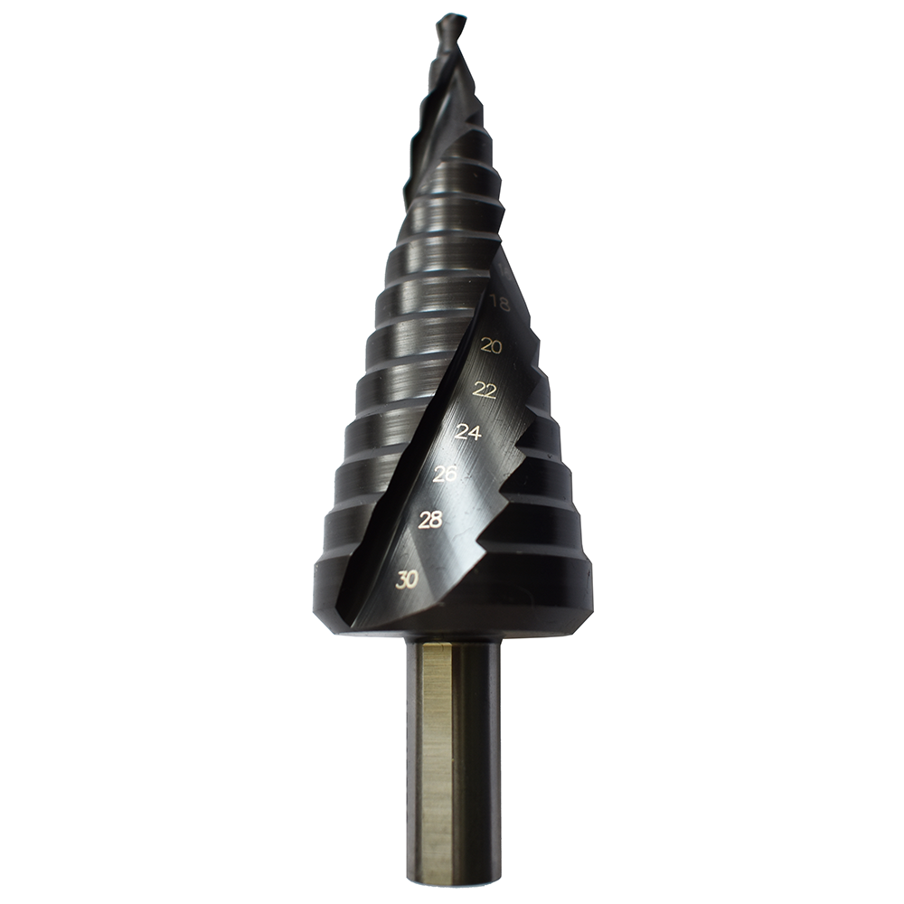Abraboro HSS-TiAlN köszörült lépcsős fúró 4,0-12,0 mm termék fő termékképe