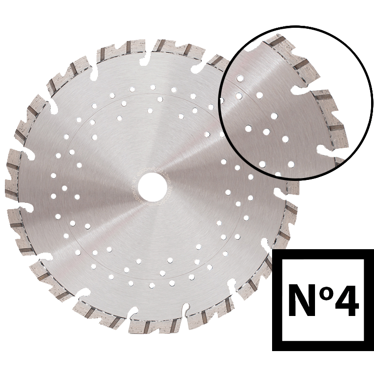 Abraboro 300 x 25.40 mm No.4 gyémánttárcsa termék fő termékképe