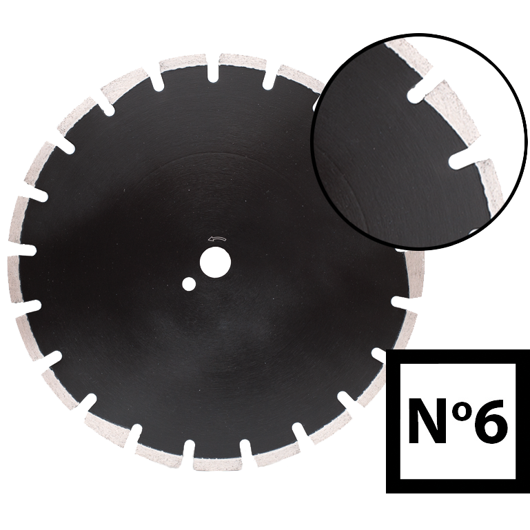 Abraboro 450 x 25.40 mm No.6 aszfaltvágó gyémánttárcsa termék fő termékképe