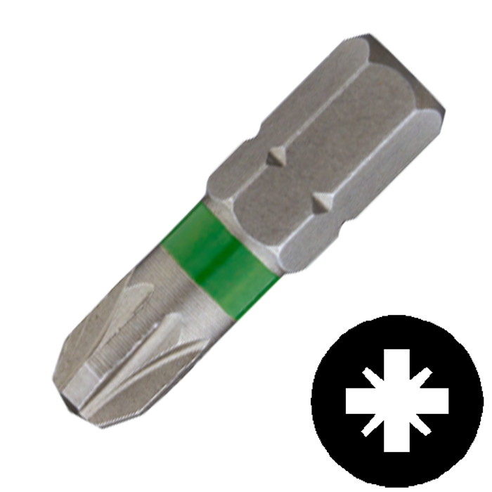 Abraboro PZ 1 x 25 mm Pozidrive POWER bit, 100 db/csomag termék fő termékképe