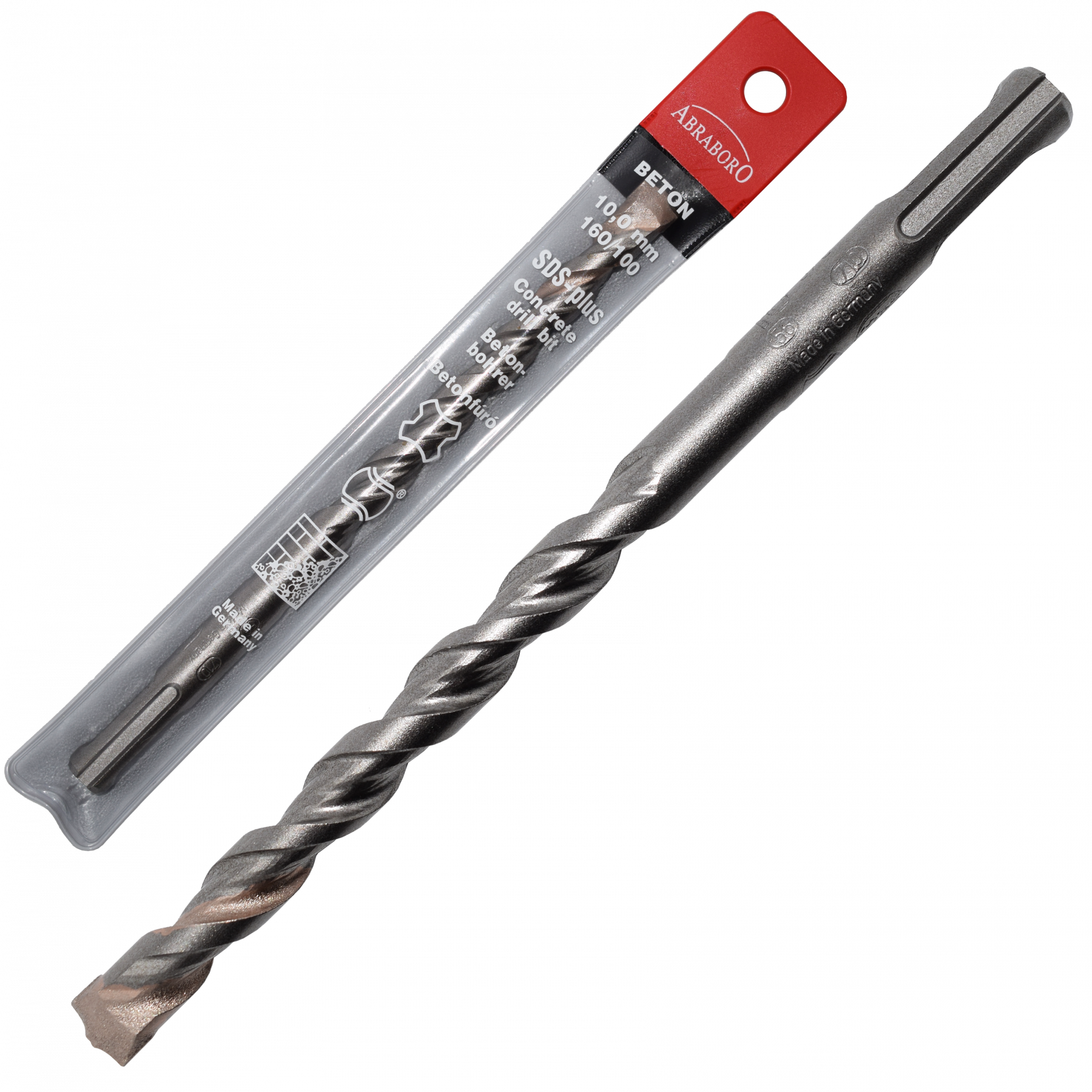 Abraboro 16 x 160 / 100 mm SDS-plus TWIXX betonfúró műanyag tasakban termék fő termékképe