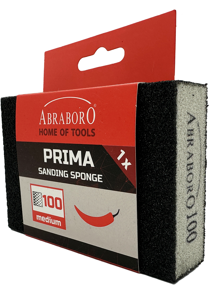 Abraboro PRIMA csiszolószivacs, 100 x 68 x 24 mm, K100 termék fő termékképe
