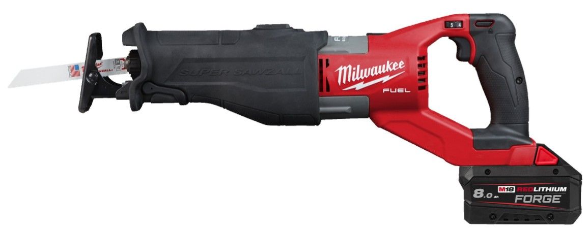 Milwaukee M18 FSX-801C FUEL™ akkus SUPER SAWZALL™ szénkefe nélküli szablyafűrész (1 x 8.0 Ah REDLITHIUM™ FORGE™ akkuval) termék fő termékképe