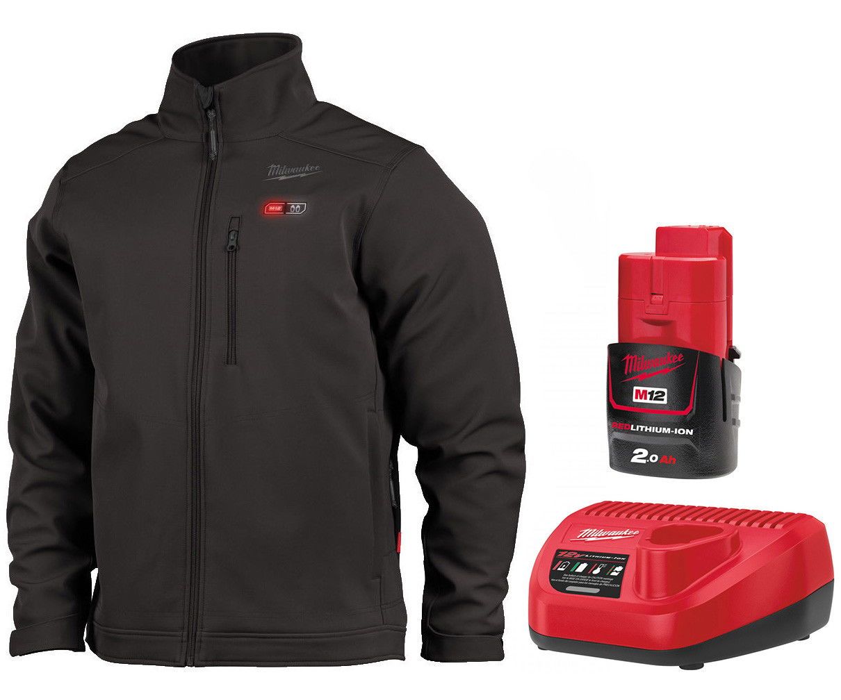 Milwaukee M12 HJ BL5-201 (XXL) prémium fűthető kabát, fekete (1 x 2.0 Ah Li-ion akkuval) termék fő termékképe
