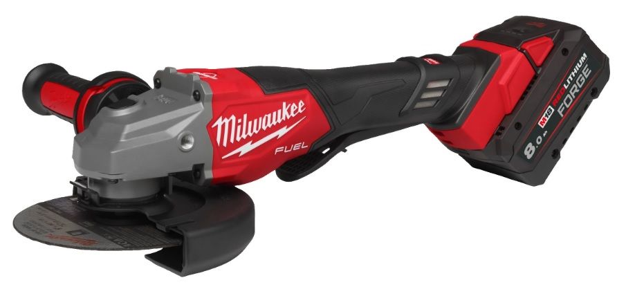 Milwaukee M18 FHSAG125XPDB2-802X akkus sarokcsiszoló (2 x 8.0 Ah REDLITHIUM™ FORGE™ akkuval, Heavy Duty kofferben) termék fő termékképe