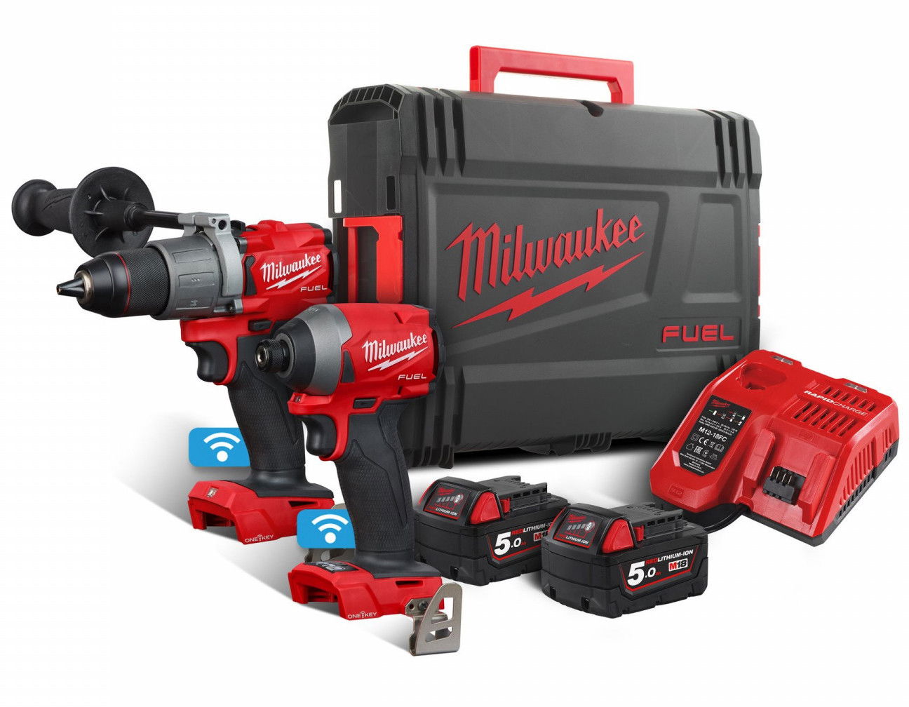 Milwaukee M18 ONEPP2A2-502X ONE-KEY™ FUEL™ akkus szénkefe nélküli erőcsomag termék fő termékképe
