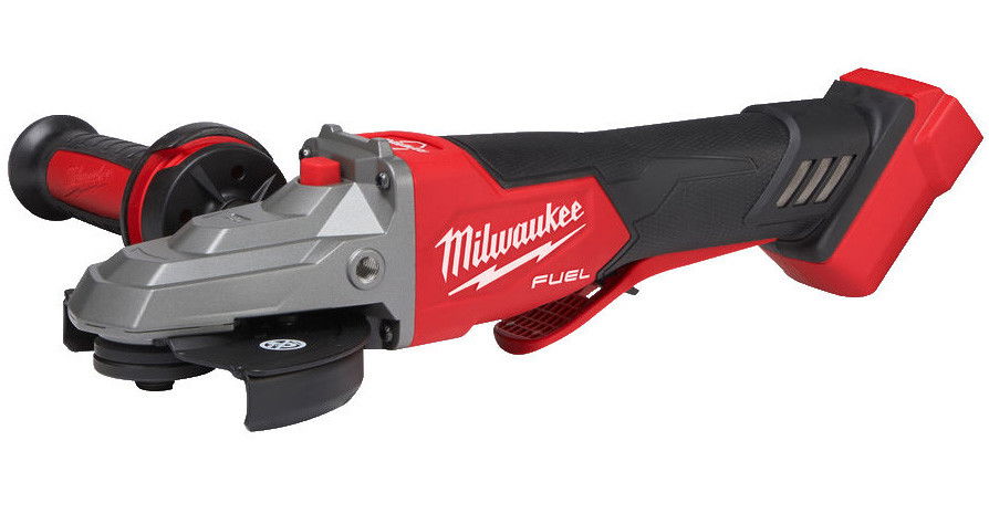 Milwaukee M18 FSAGF125XPDB-0X FUEL™ akkus RAPIDSTOP™ laposfejű sarokcsiszoló (akku és töltő nélkül, Heavy Duty kofferben)  (PROMO) termék fő termékképe