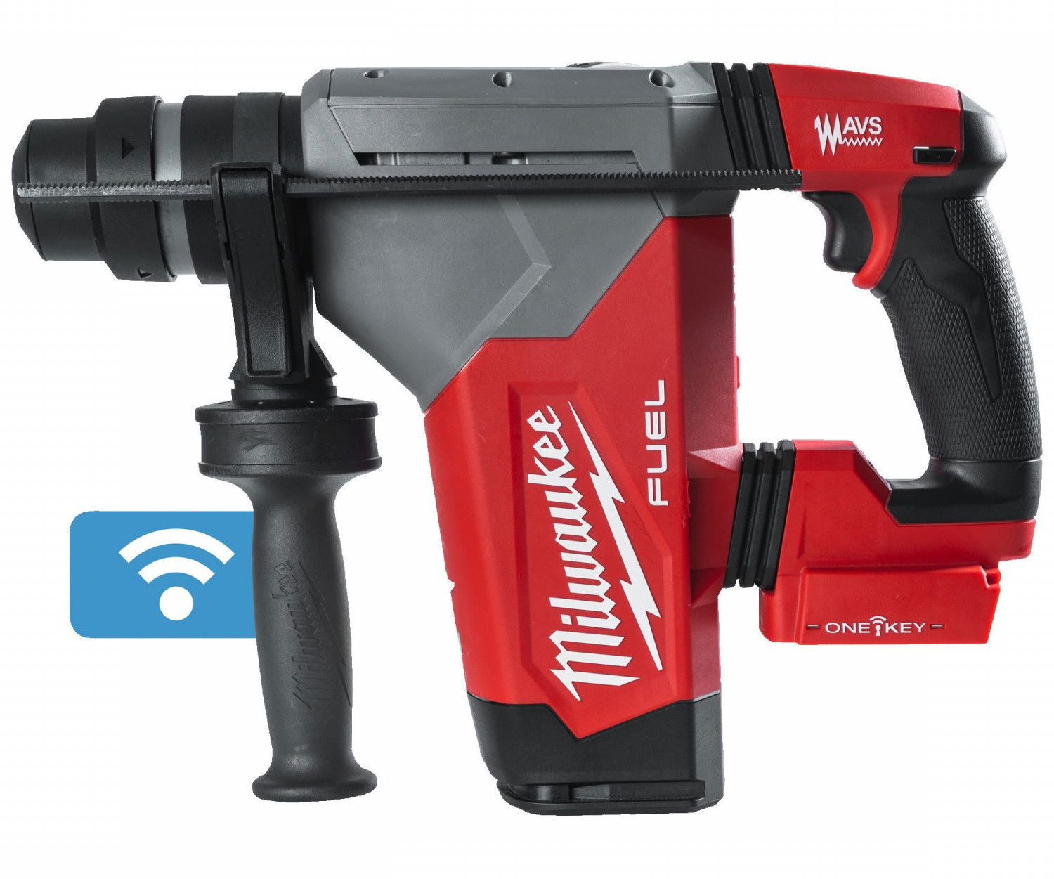 Milwaukee M18 ONEFHP-0X akkus ONE-KEY™ FUEL™ SDS-plus fúró-vésőkalapács (akku és töltő nélkül, Heavy Duty kofferben) termék fő termékképe