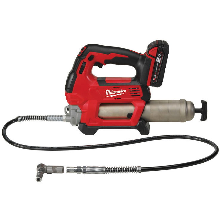 Milwaukee M18 GG-201C akkus Heavy Duty zsírzópisztoly (1 x 2.0 Ah Li-ion akkuval, kofferben)  (PROMO) termék fő termékképe
