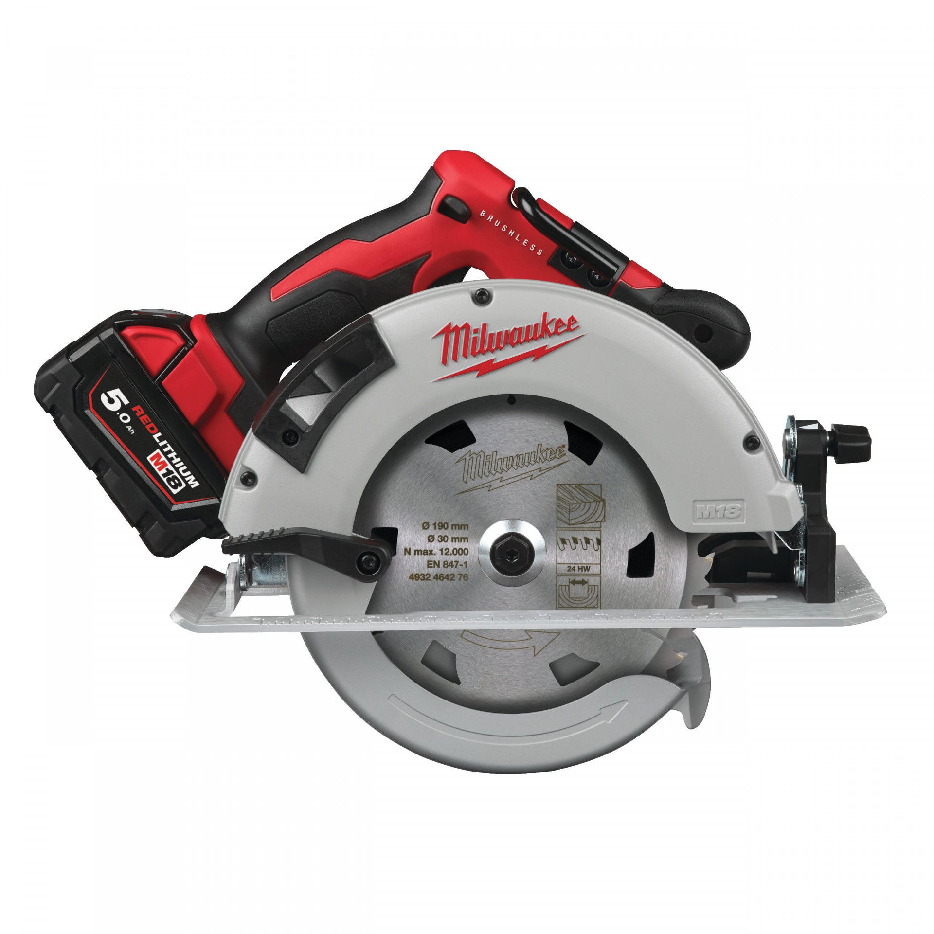 Milwaukee M18 BLCS66-502X akkus körfűrész fához és műanyaghoz (2 x 5.0 Ah Li-ion akkuval, Heavy Duty kofferben)  (PROMO) termék fő termékképe