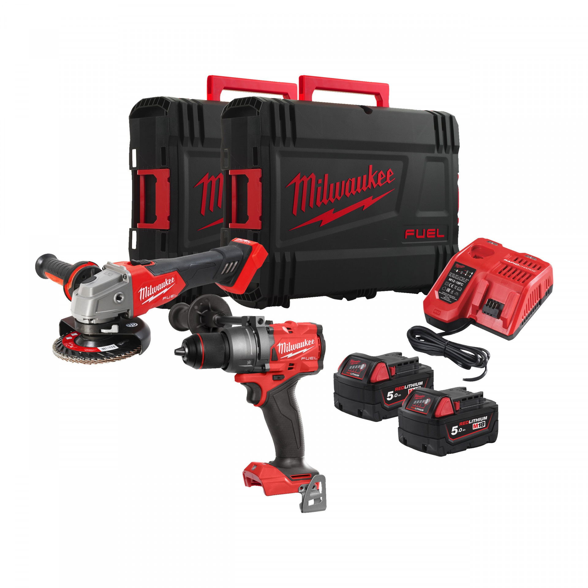 Milwaukee M18 FPP2E3-502X FUEL™ akkus szénkefe nélküli erőcsomag  (PROMO) termék fő termékképe