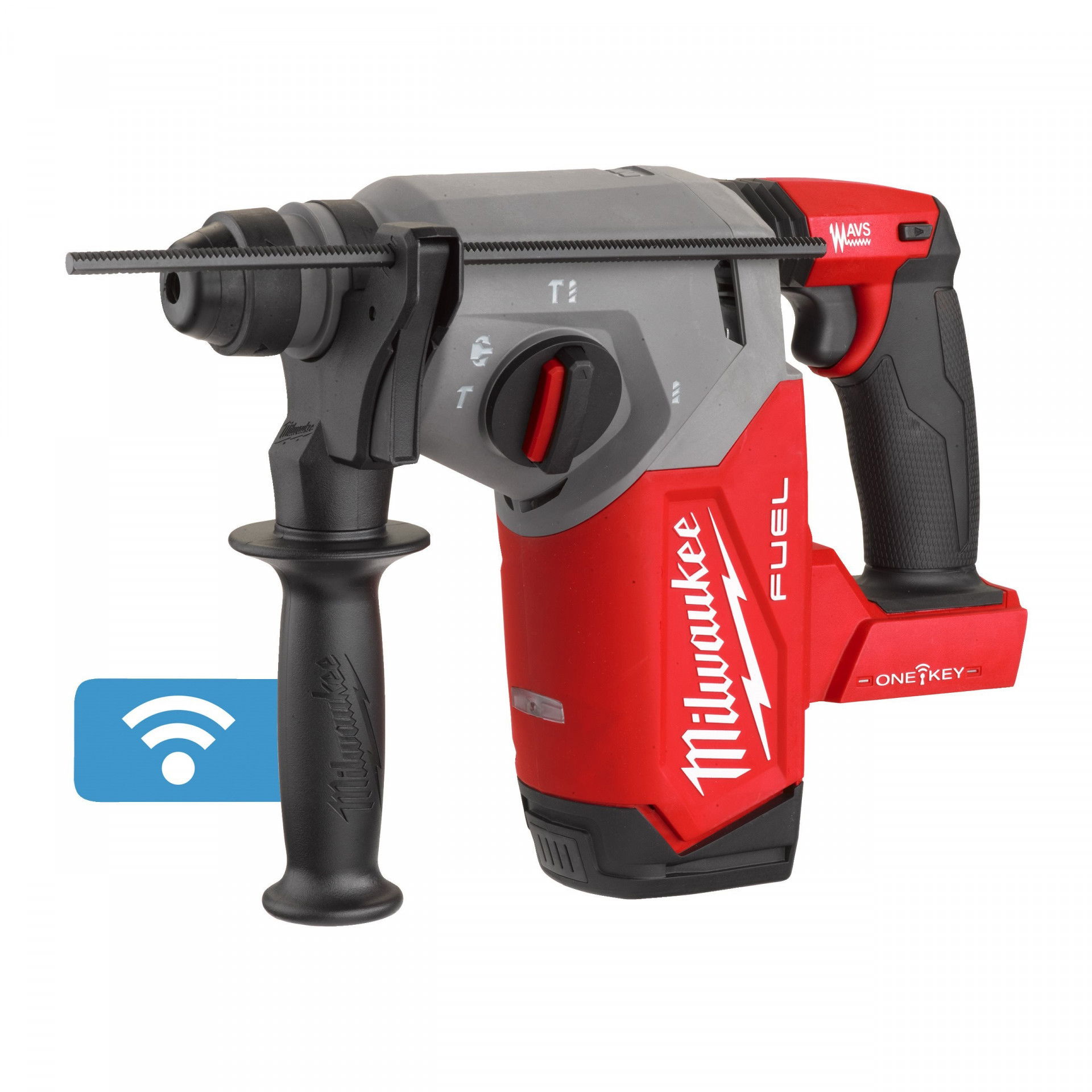 Milwaukee M18 ONEFH-0X akkus ONE-KEY™ FUEL™ SDS-plus fúró-vésőkalapács (akku és töltő nélkül, Heavy Duty kofferben) termék fő termékképe