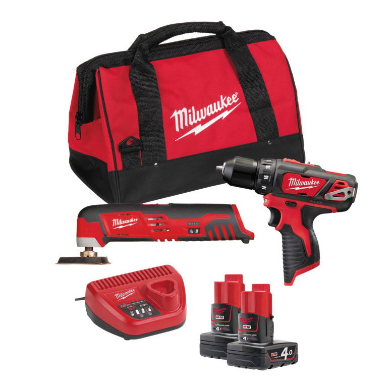 Milwaukee M12 BPP2D-402B akkus erőcsomag (PROMO1) termék fő termékképe