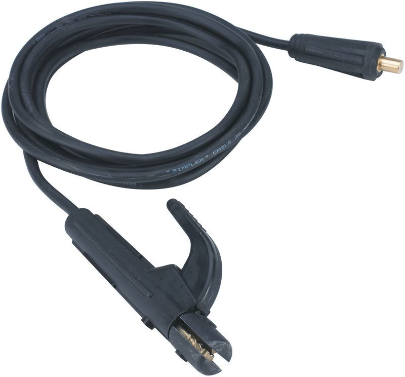 Schweisskraft Hegesztőkábel elekrtódafogóval 260A, 4m 16mm2 PVC kábellel és DN25 dugóval szerelve termék fő termékképe