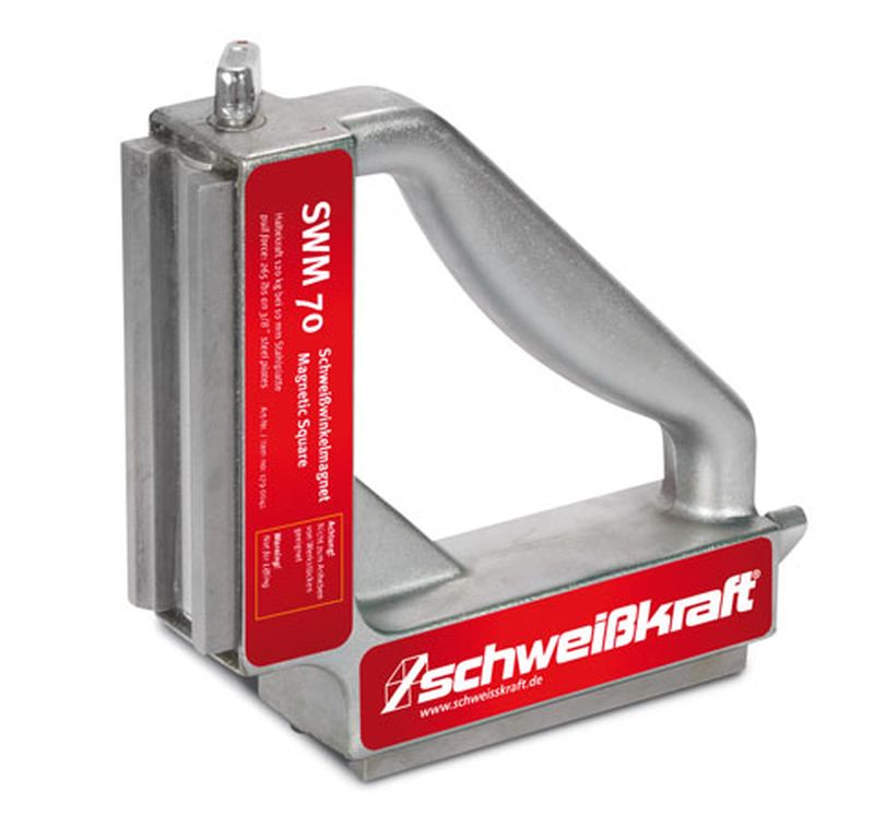 Schweisskraft SWM 70 Hegesztési szögbeállító mágnes 90° (1,2 kN, 197x197x48mm, 2,7kg) termék fő termékképe