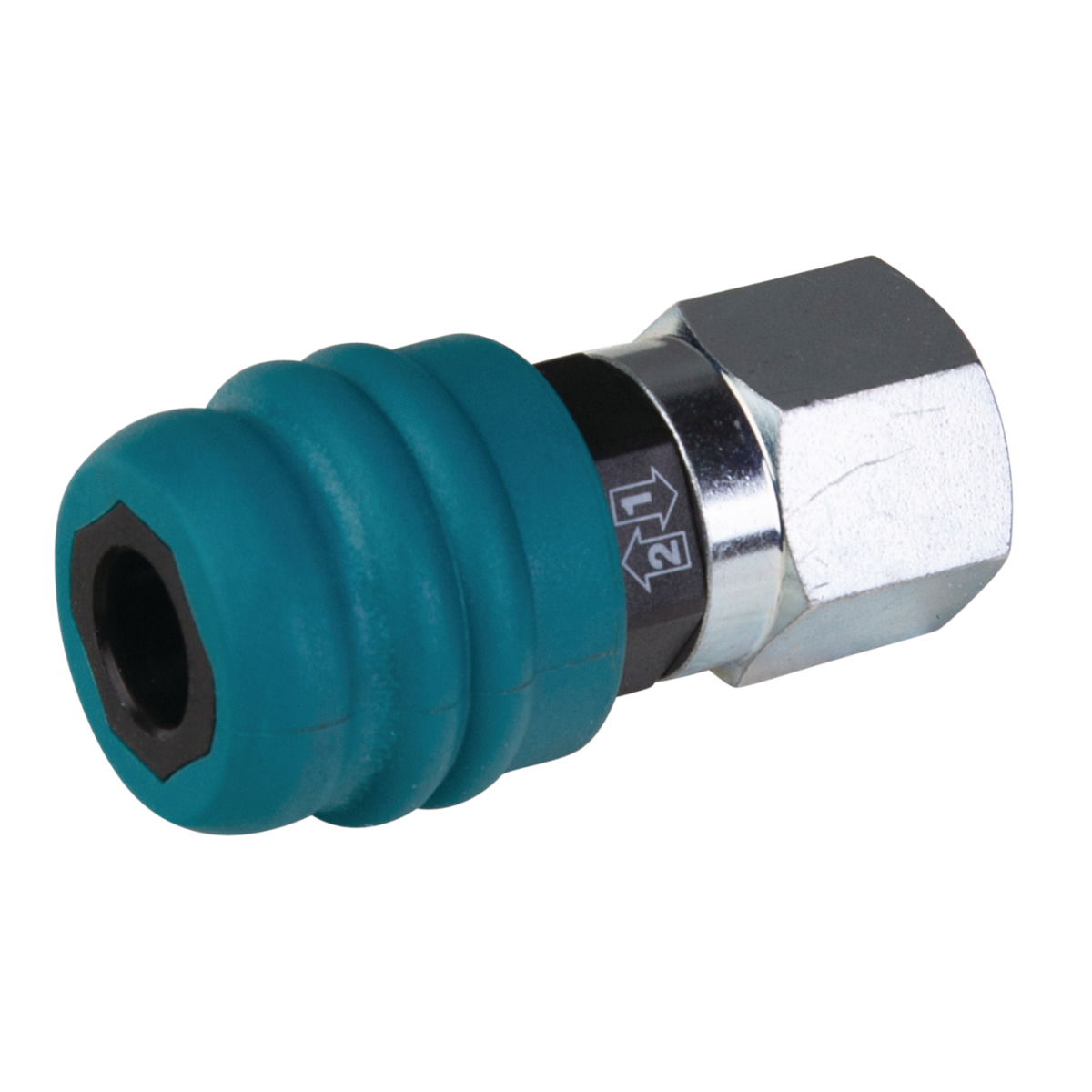 Aircraft kompozit biztonsági gyorscsatlakozó 1/2" belső menetes csatlakozással termék fő termékképe