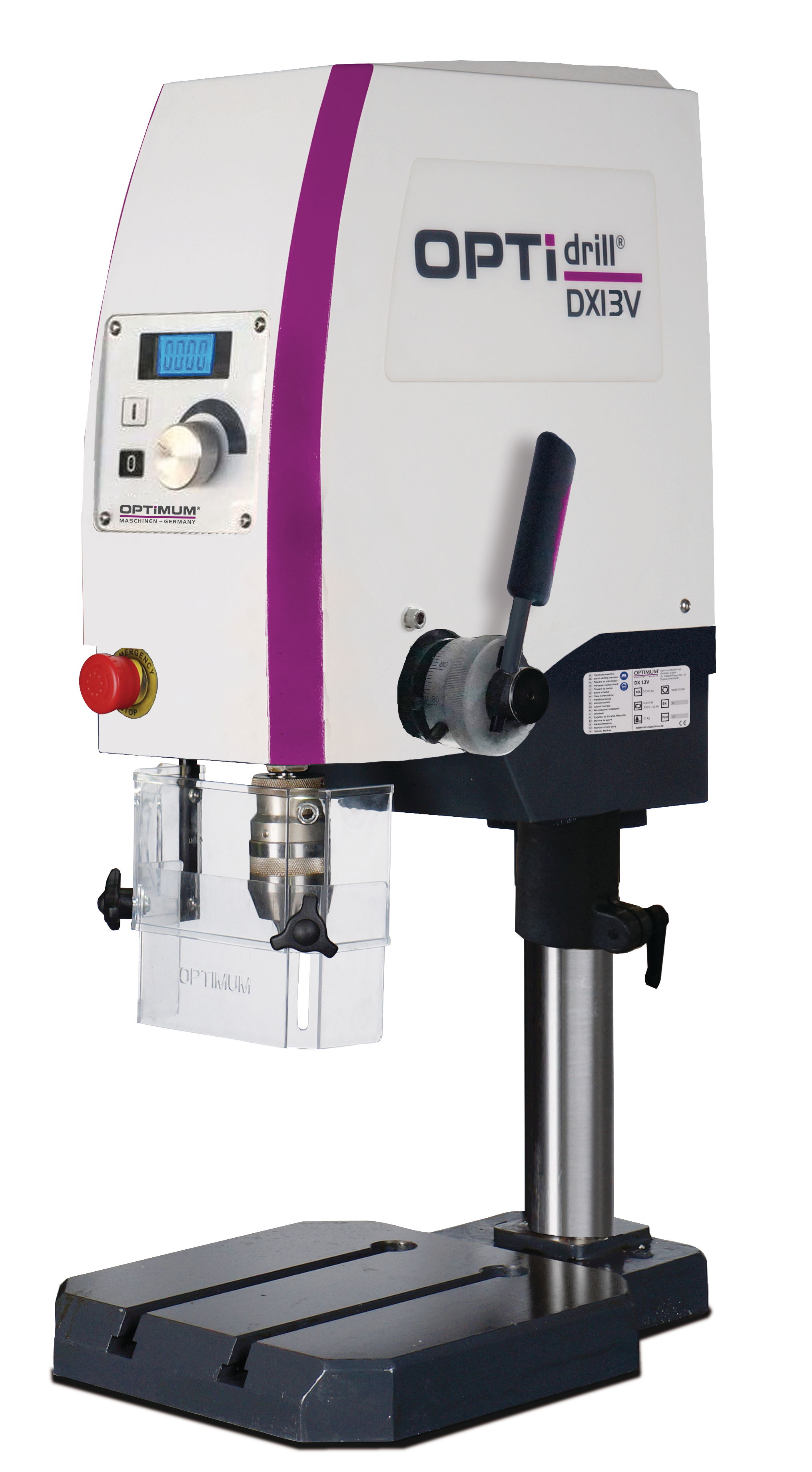 Optimum OPTIdrill DX 13V Fokozatmentesen állítható fordulatszám-szabályozású asztali fúrógép termék fő termékképe