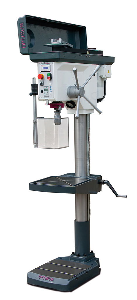OPTIMUM Fúrógép OPTIMUM DH 28BV (átm. 28mm, 1.5kW, 400V, 300-4.000f/p fokozatmentesen) termék fő termékképe
