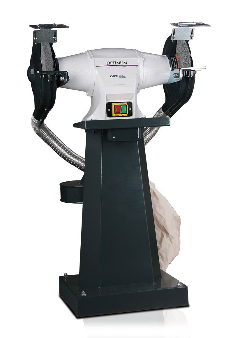 Optimum OPTIgrind GZ25DD köszörűgép, alépítménnyel és elszívó rendszerrel (1,1kW/400V, 250x30x25mm) termék fő termékképe