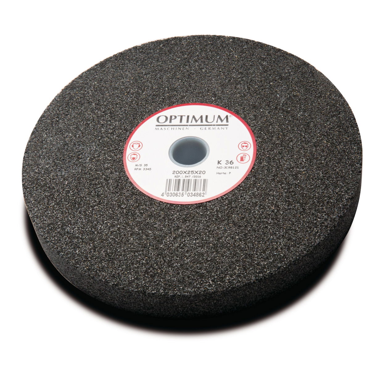 Optimum Köszörűkorong Ø 200 x 25 x 20 mm - K80 termék fő termékképe