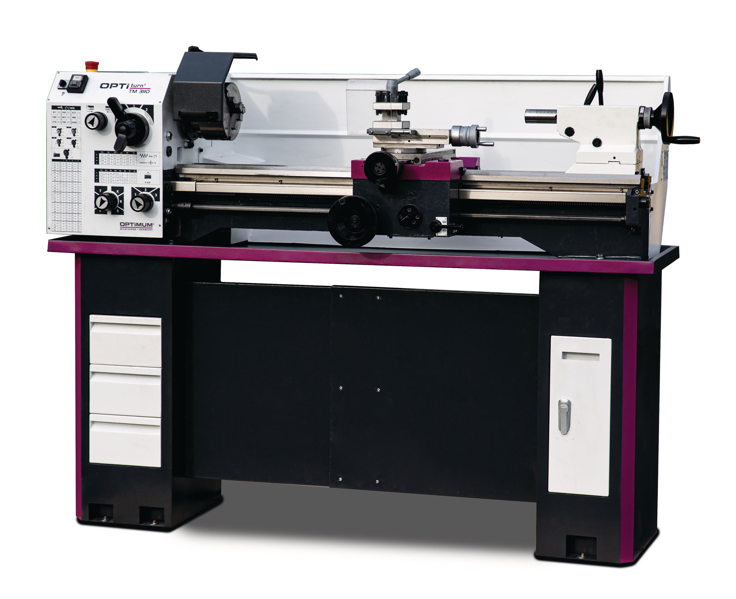 Optimum OPTIturn TM 3110 Hagyományos vezér- és vonóorsós esztergagép termék fő termékképe