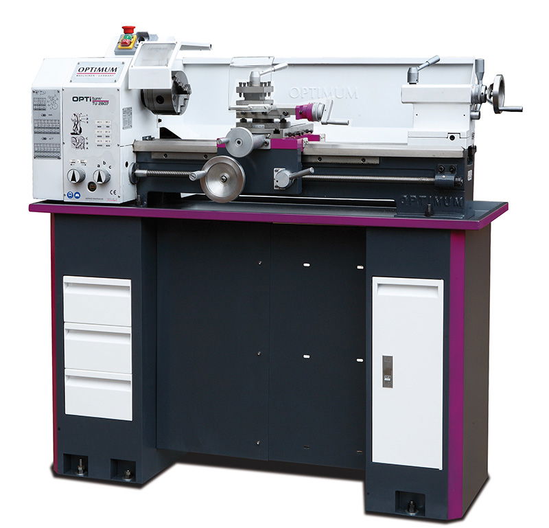 Optimum Esztergagép OPTI TU 2807 (D280x700mm.  125-2000 f/p, 850W/400V) termék fő termékképe