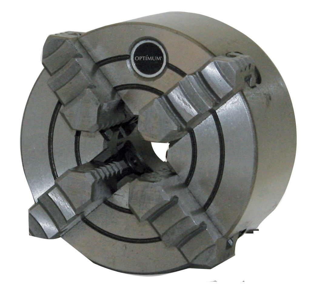 OPTIMUM Esztergatokmány 125mm 4 pofás (központosan állítható pofákkal) termék fő termékképe