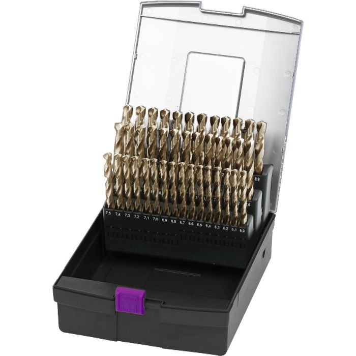 Optimum Csigafúró készlet 41 darabos  6,0mm-10,0mm-ig; 0,1mm-es léptékkel termék fő termékképe