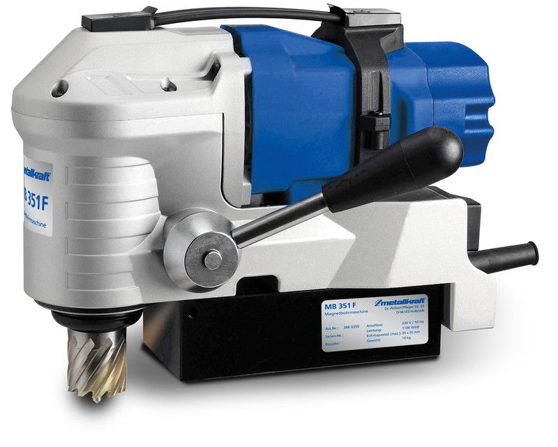Metallkraft Mágnestalpas fúrógép MB351F 35mm/15kN/1100W (fekvő kivitel) termék fő termékképe