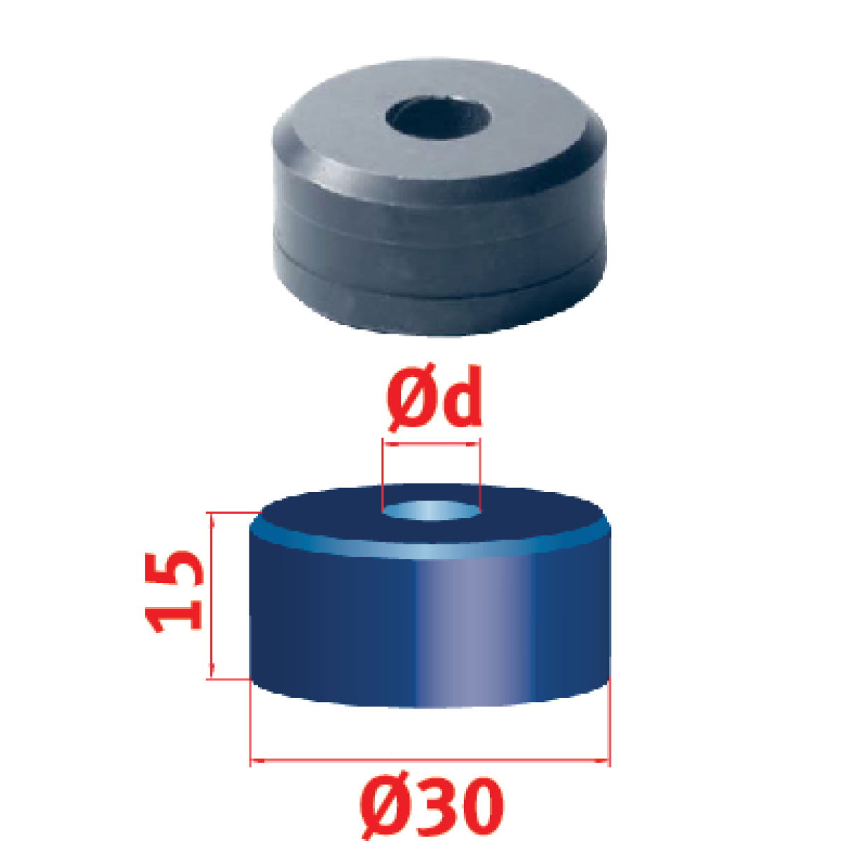 Metallkraft Körkivágó matrica Nr.30 Ø 15,7 mm termék fő termékképe