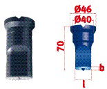 Metallkraft Hosszlyuk vágó bélyeg 9,0x40,0 mm termék fő termékképe