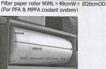METALLKRAFT Papírszűrő tekercses 90ML FSM / PFG gépekhez termék fő termékképe