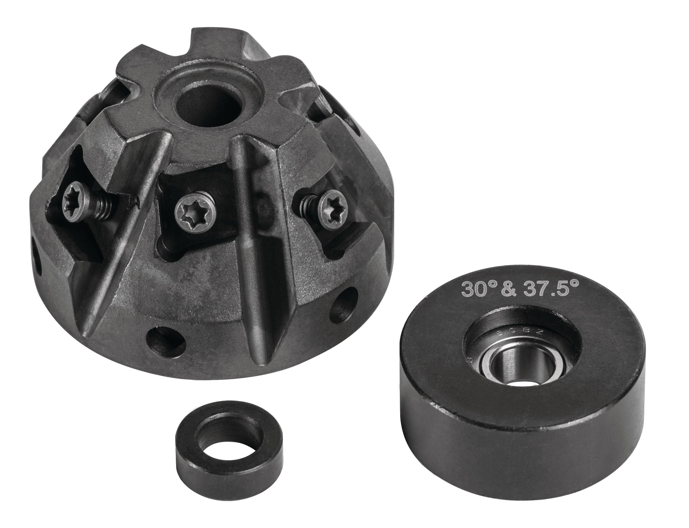 METALLKRAFT Marófej és vezetőgyűrű 30° KE-10 leélezőgéphez termék fő termékképe