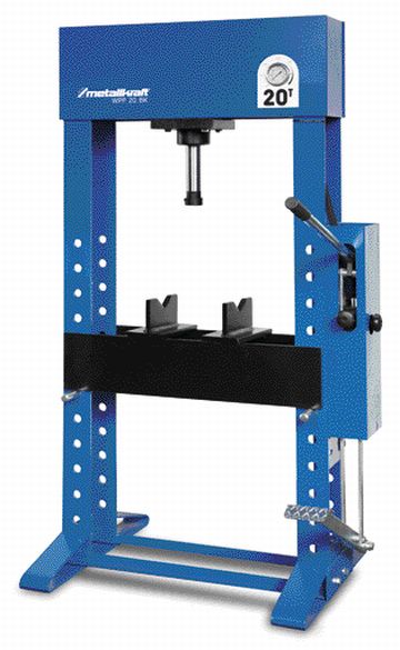 Metallkraft Hidraulikus kézi és lábműködtetésű 20t prés WPP20 BK termék fő termékképe