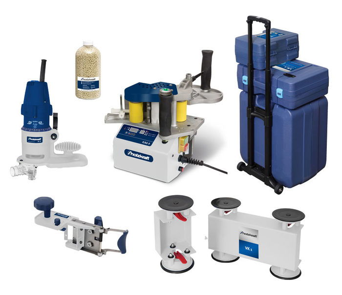 HOLZKRAFT KAG 4 hordozható élfóliázó készlet termék fő termékképe