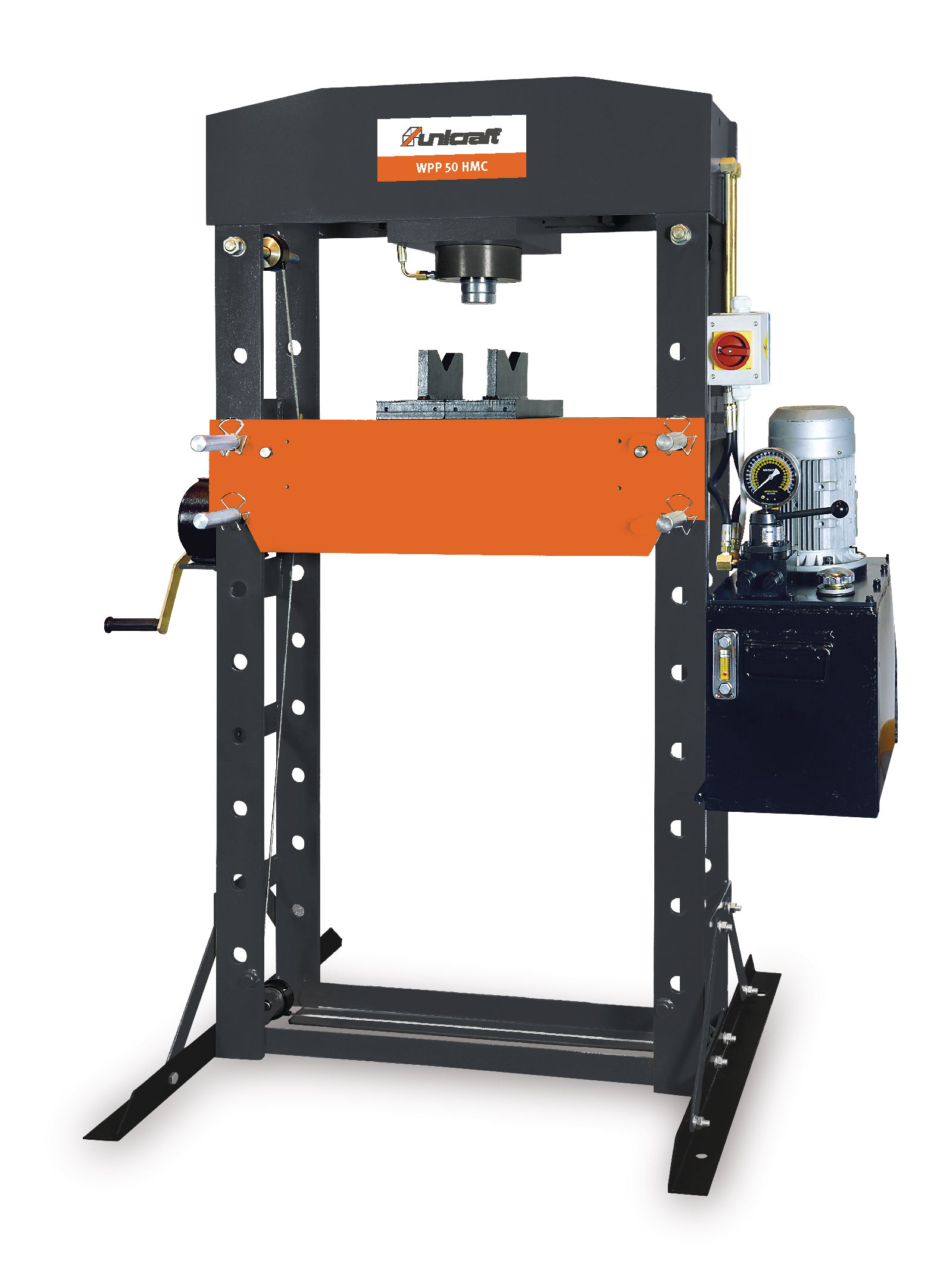 Unicraft WPP 50 HMC elektro-hidraulikus műhelyprés (50t, 1,5kW, 400V) termék fő termékképe