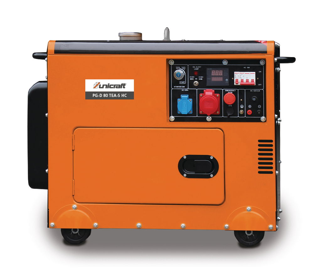 Unicraft PG-D 80 TEA-S HC dízel szinkrongenerátoros áramfejlesztő termék fő termékképe