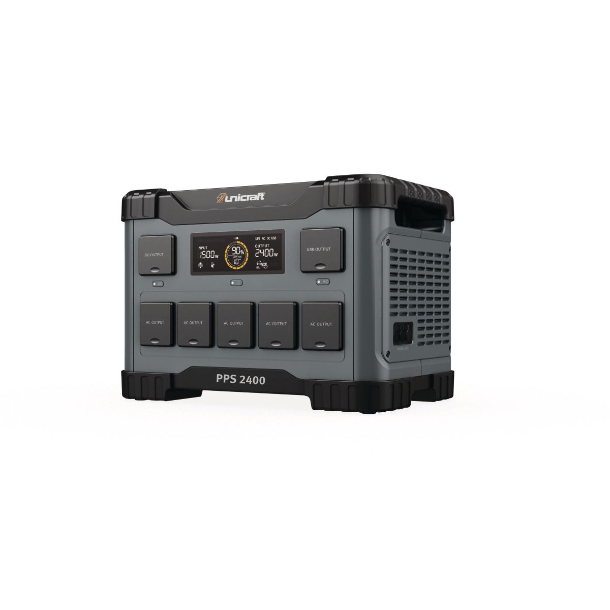 Unicraft Powerstation PPS 2400 hordozható akkumulátoros energiaállomás termék fő termékképe