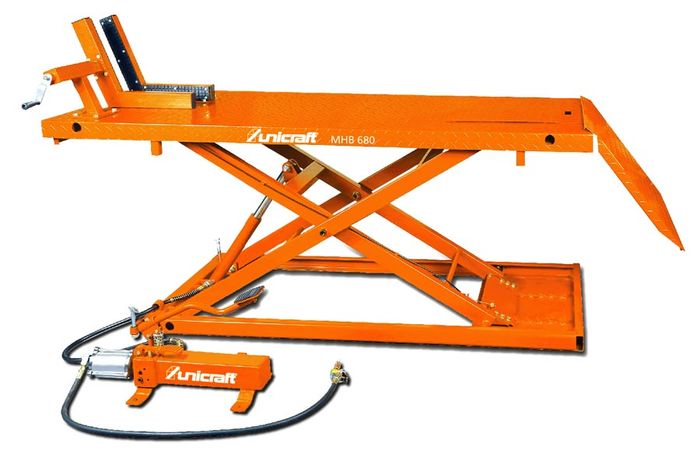 Unicraft MHB 680 motorkerékpár emelőasztal - pneumatikus termék fő termékképe