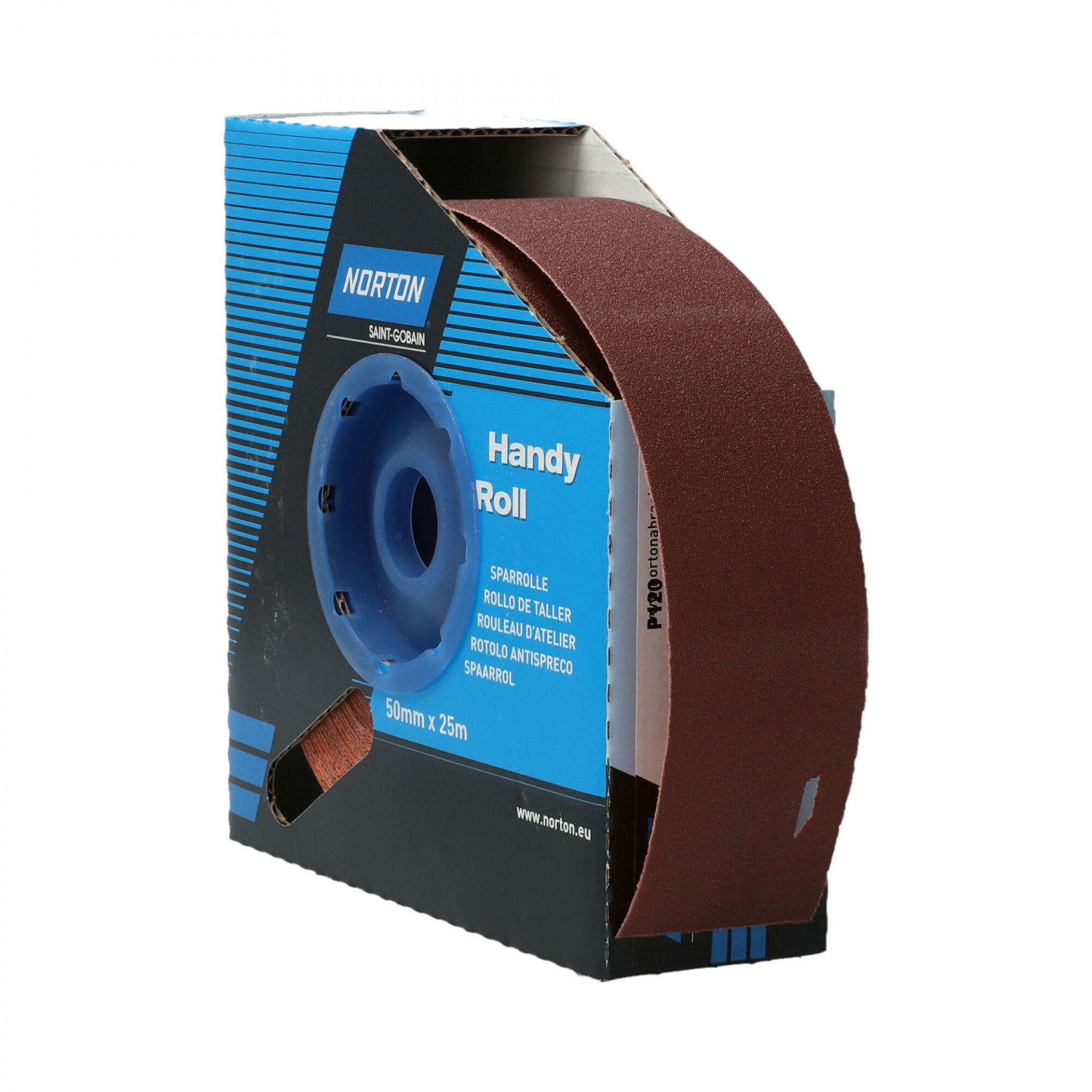 Norton R222 csiszolóvászon műhelytekercs 50mmx25m P120 termék fő termékképe