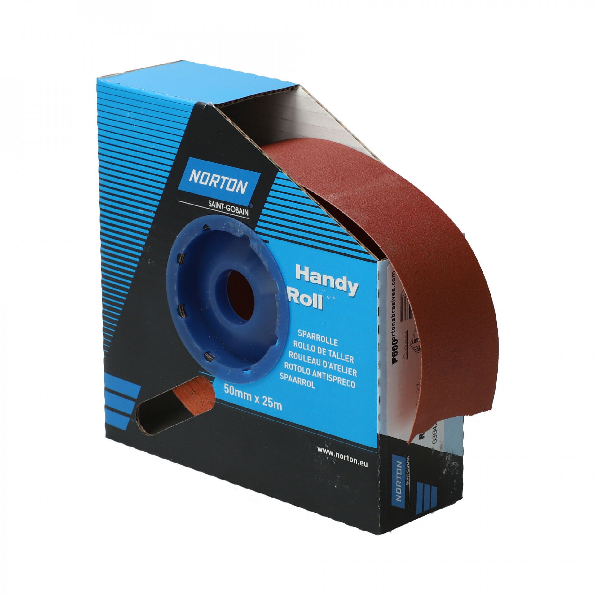 Norton R222 csiszolóvászon műhelytekercs 50mmx25m P600, 12 db/csomag termék fő termékképe