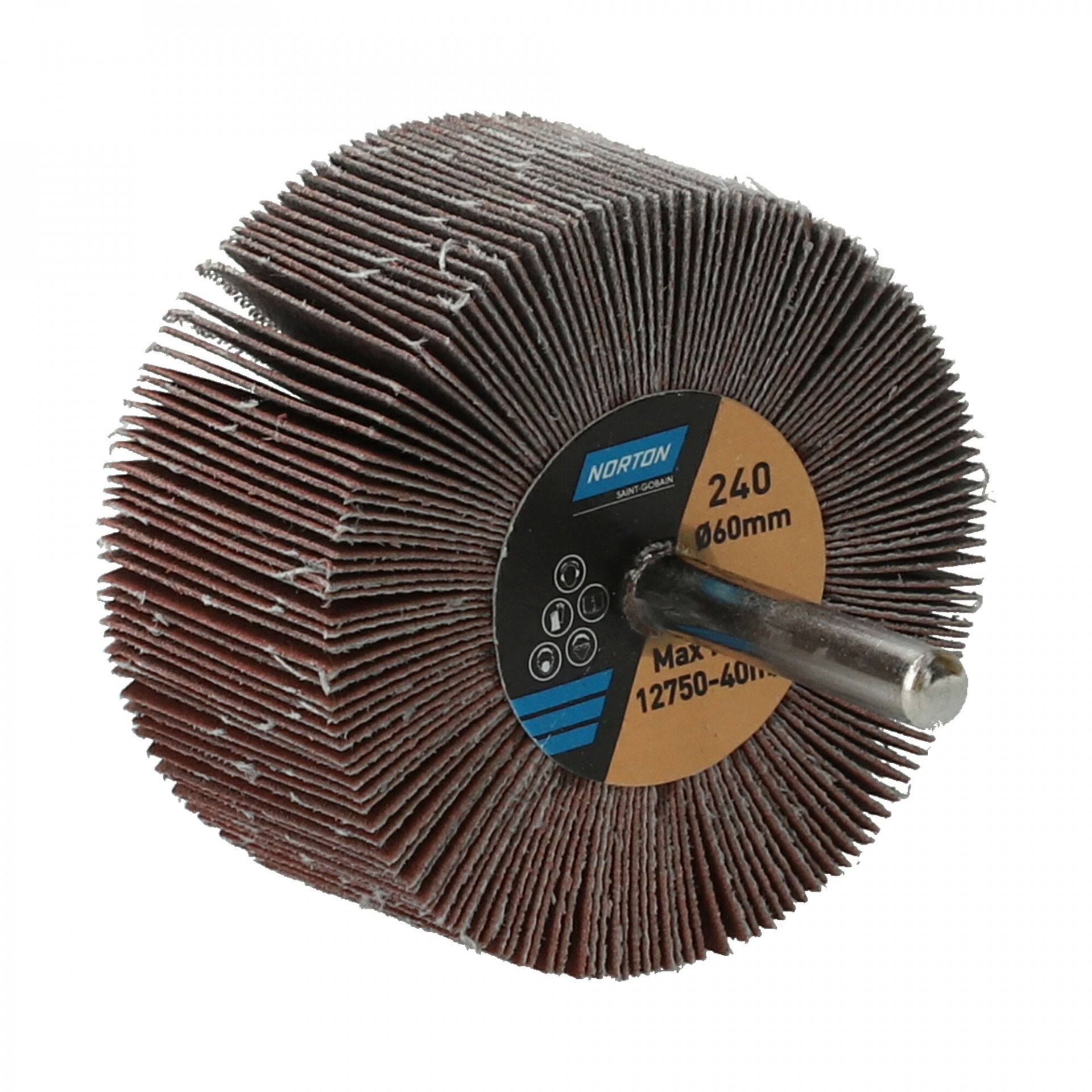 Norton Metal R207Plus csapos lamellás csiszolókorong Ø60x30x6mm P240, 10 db/csomag termék fő termékképe