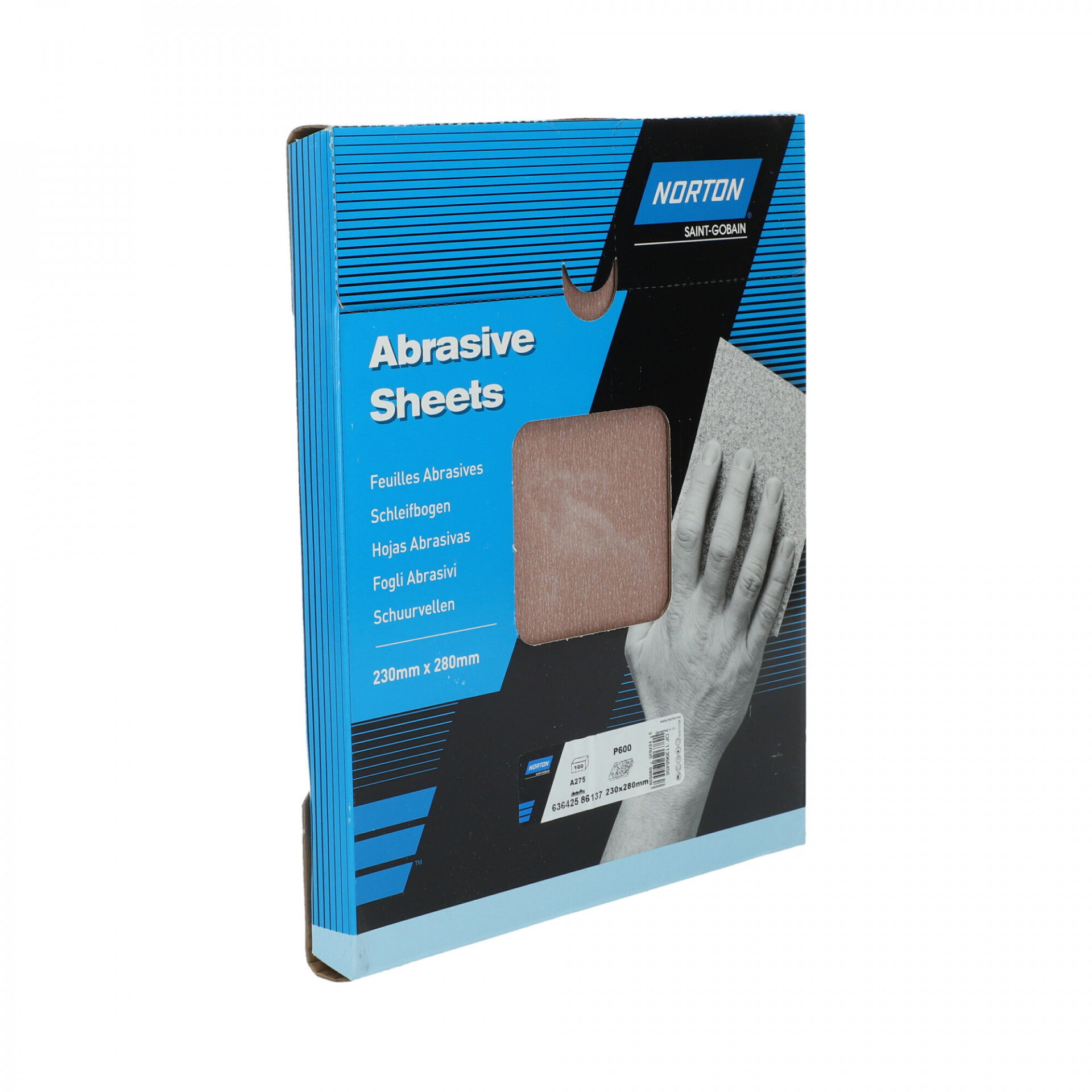 Norton Pro A275 No-Fil® csiszolópapír 230x280mm P600, 100 db/csomag termék fő termékképe