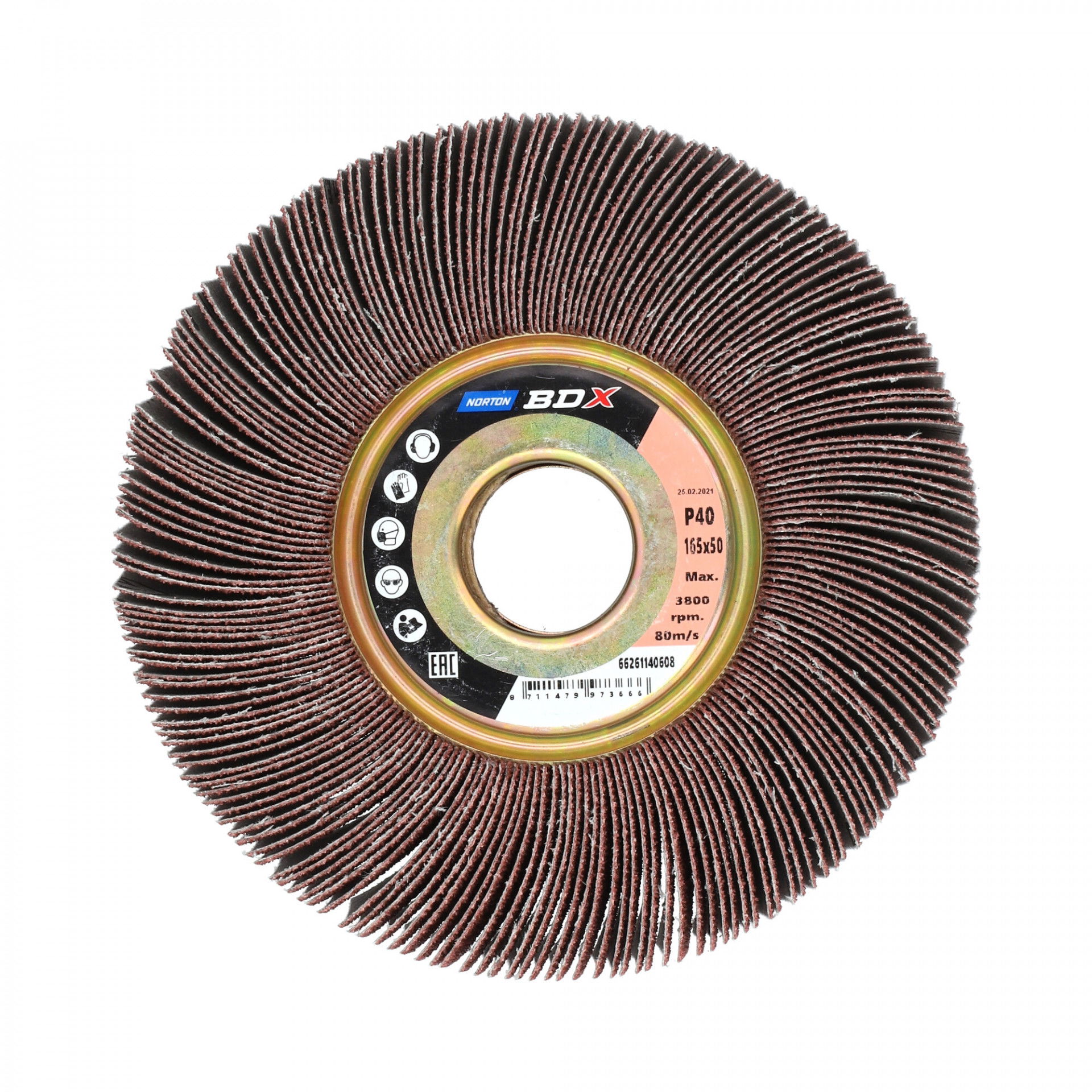 Norton R207Plus szaturnusz lamellás csiszolókorong Ø165x50x32mm P50 termék fő termékképe