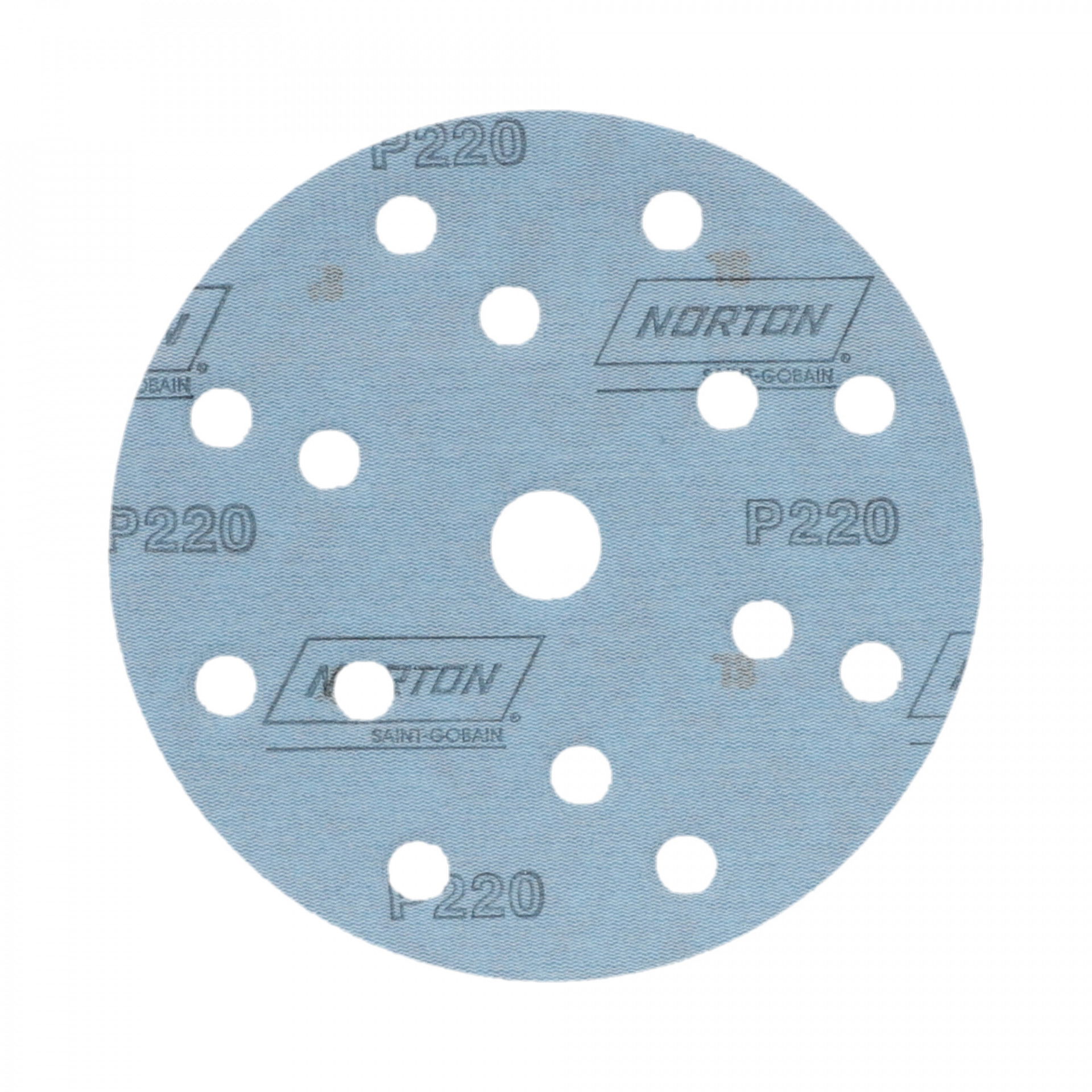 Norton Pro Plus A975 tépőzáras csiszolókorong Ø150 mm 14+1 Lyukas P220, 100 db/csomag termék fő termékképe