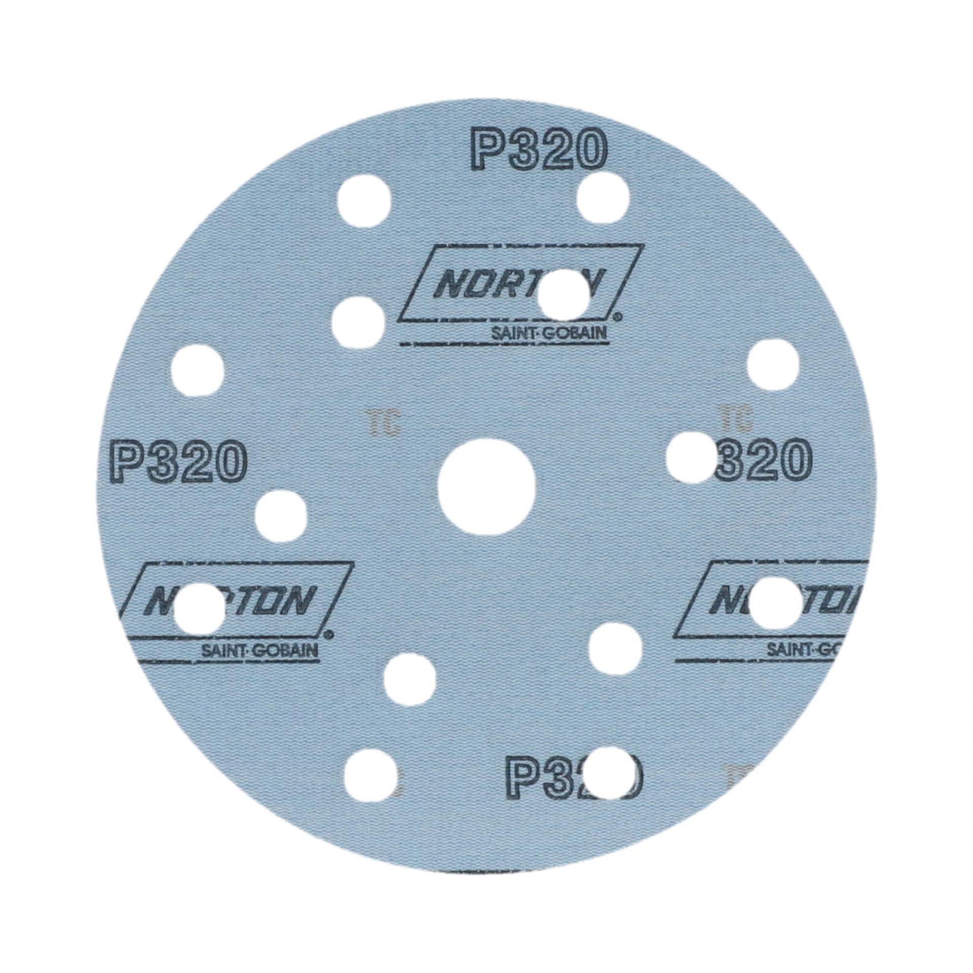 Norton Pro Plus A975 tépőzáras csiszolókorong Ø150 mm 14+1 Lyukas P320, 100 db/csomag termék fő termékképe
