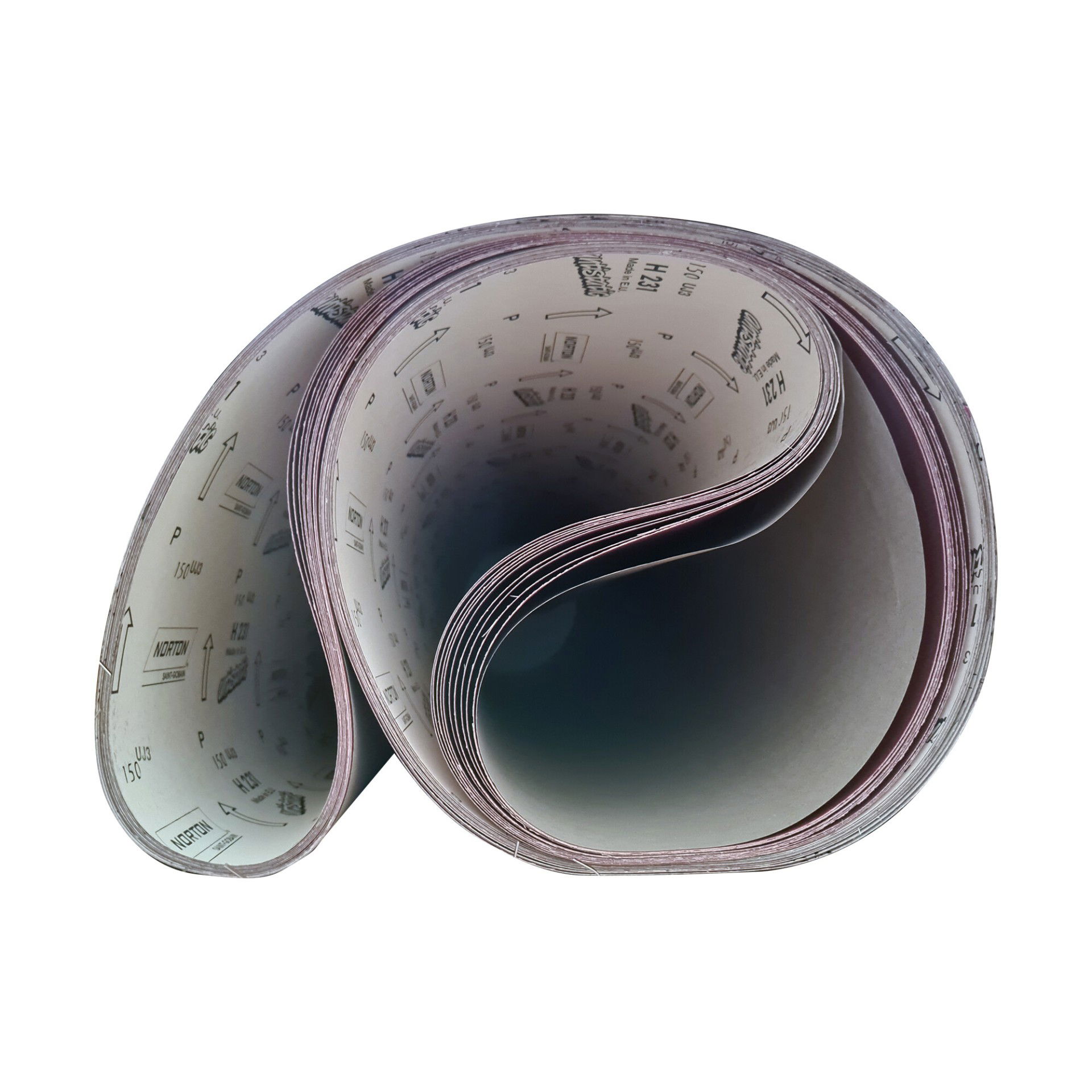 Norton H231 csiszolószalag faipari szalagcsiszolókhoz 1120x2150mm P120, 10 db/csomag termék fő termékképe