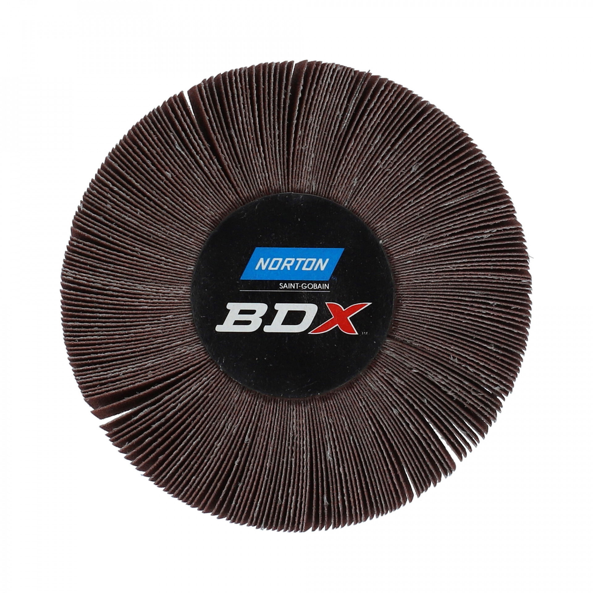Norton BDX R207 Plus szaturnusz lamellás csiszolókorong Ø115x20xM14 P120, 5 db/csomag termék fő termékképe