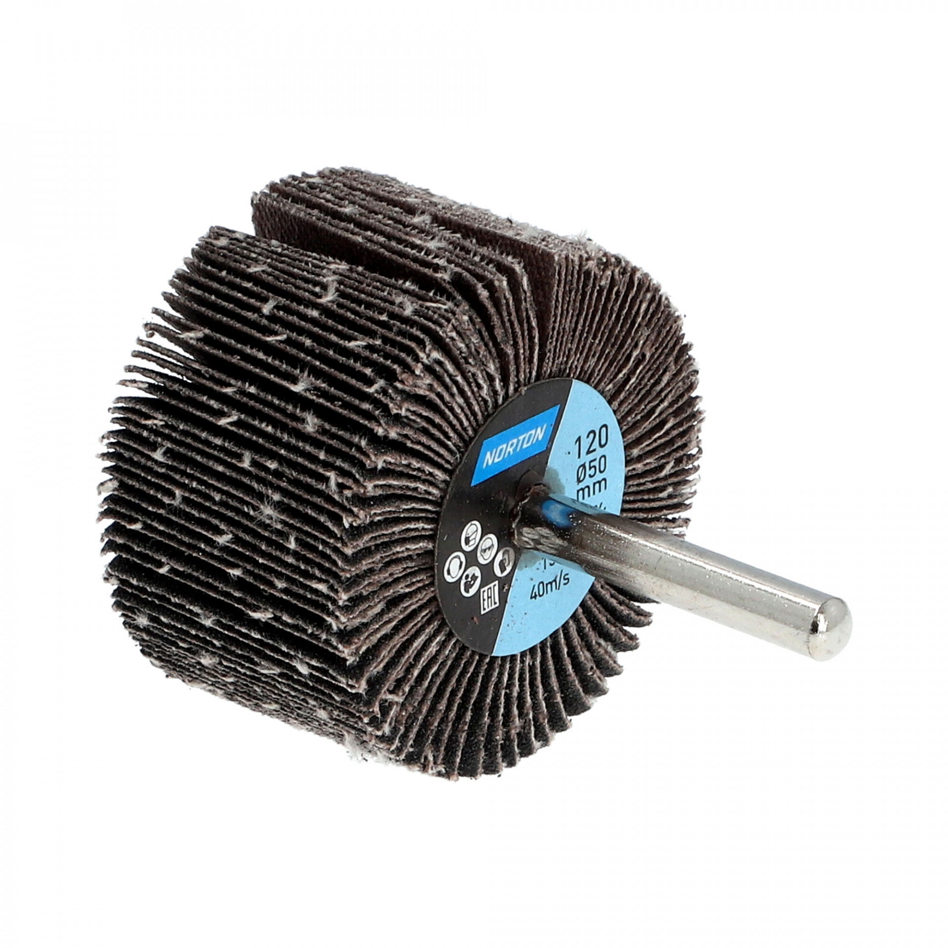 Norton X-Treme S R427 csapos lamellás csiszolókorong Ø50x30x6mm P120, 10 db/csomag termék fő termékképe